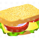 Cheese sandwich download royalty free vector file eps 51921