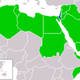 Israel and arab states map