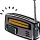 Clip art radio 08
