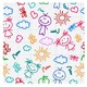 Hand drawn kid pattern 311318