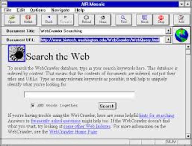 First Graphical Web Browser : April 22, 1993: Mosaic Browser Lights Up ...