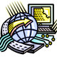 Media clipart technology clip art