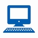 Ícono computadora   internet