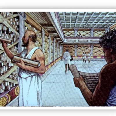 Timeline: ORIGEN DE LA BIBLIOTECOLOGIA