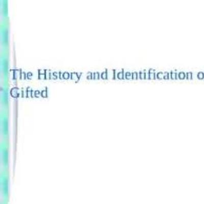 Timeline: History of Gifted Education-EPD225
