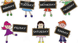 Timeline: Days of the week