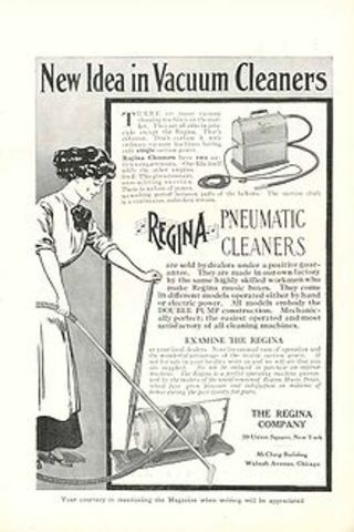 vacuum cleaner invented 1901