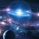 Sparkling blue universe 131922