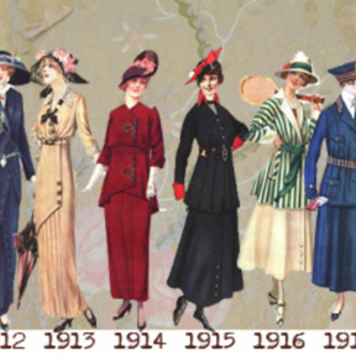 Timeline: 1910 fashion timeline