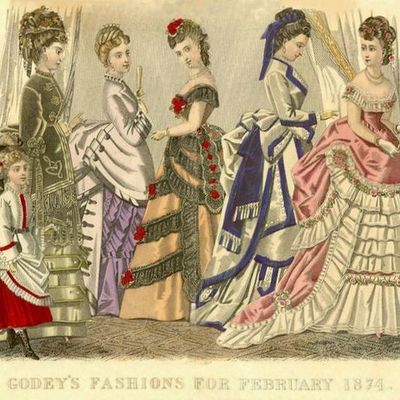 Timeline: 1850's fashion Victorian