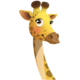 Giraffe cartoon clipart image 16