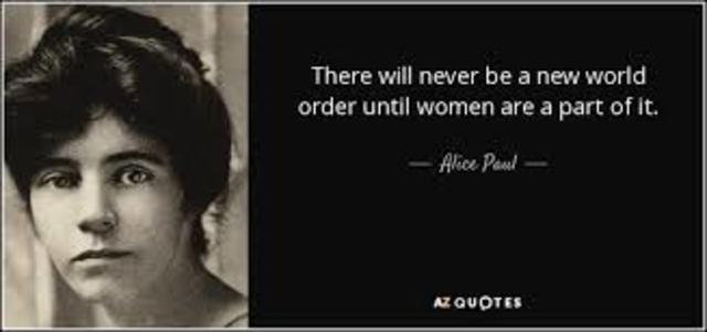 Alice paul major accomplishments image
