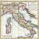 Map italy old