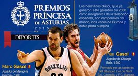 Timeline: Hermanos gasol -premio princesa de asturias
