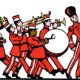 Marching band 1 coloring book colouring 2555px
