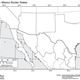 Map of border us mex