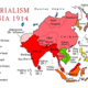 Map imperialist asia 1914