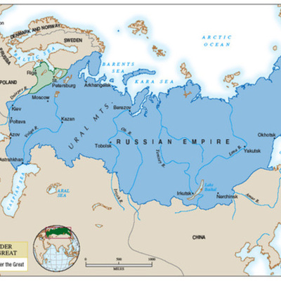 Timeline: Peter The Great (Russia)