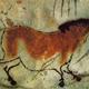 Cave painting horse