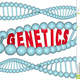 Genetics word dna 15543922