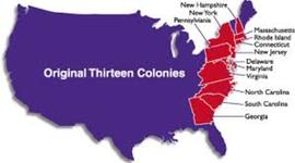 Timeline: 13 Colonies