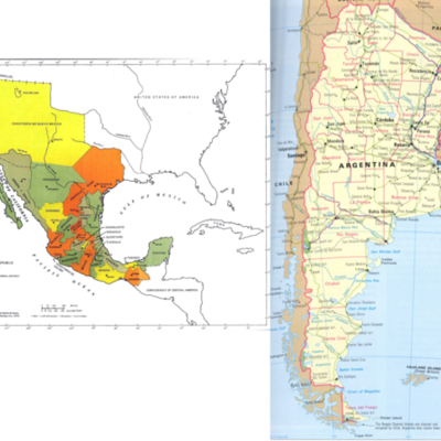 Timeline: Argentina and Mexican democracy