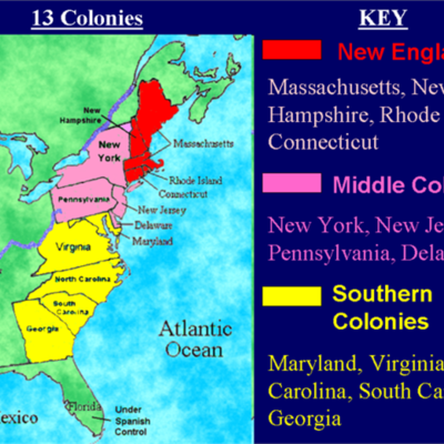 Timeline: Verah's timeline of the 13 colonies