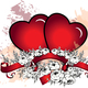 1234132561 love heart vector design