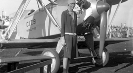 Timeline: Amelia Earhart journey's with her life .