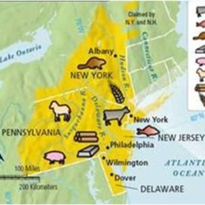 Timeline: Middle Colonies