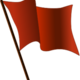 220px red flag waving.svg