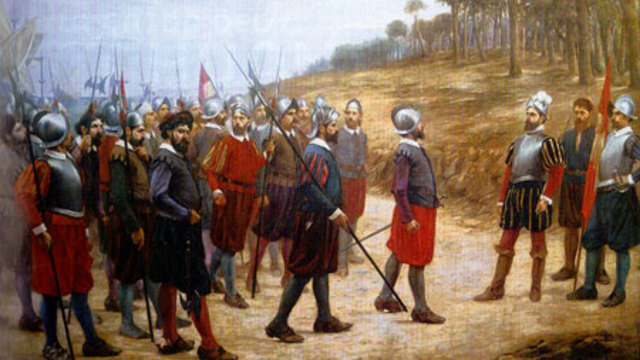 Resultado de imagen para HernÃ¡n CortÃ©s, partiendo de Cuba, emprende la conquista del AnÃ¡huac, la meseta mexicana donde se asienta el Imperio Azteca