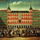 Proclamación de carlos iii en la plaza mayor de madrid 1760