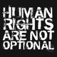 Human rights not an option