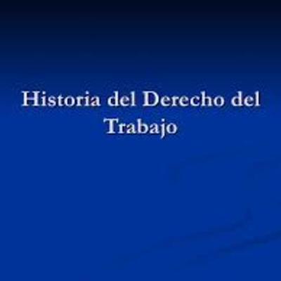 Timeline: ANTECEDENTES DEL DERECHO DEL TRABAJO.