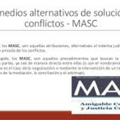 Timeline: MEDIOS ALTERNATIVOS DE SOLUCION DE CONTROVERSIAS  (MASC)