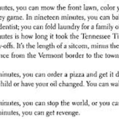 Timeline: 19 Minutes