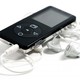 Handheld mp3 player with earbud headphones 2