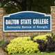 Dalton state welcome sign