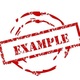 Example