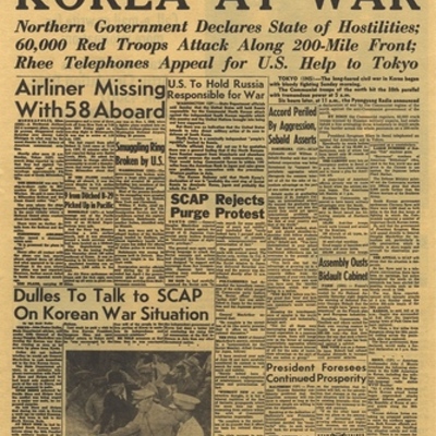 Timeline: Korean war