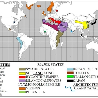 Timeline: 600-1450 CE Major events Timeline