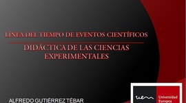 Timeline: LINEA DEL TIEMPO DE EVENTOS CIENTÍFICOS