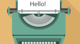 Timeline: maquina de ecribir