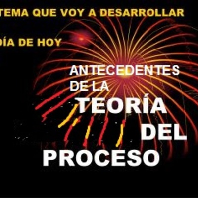 Timeline: Teoría del proceso, Pueblos Primitivos.