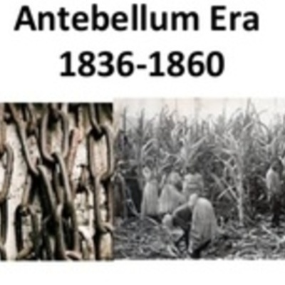 Timeline: The Second Half of the Antebellum Era: 1836-1860