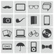 Depositphotos 30971653 vector black  hipster icons set
