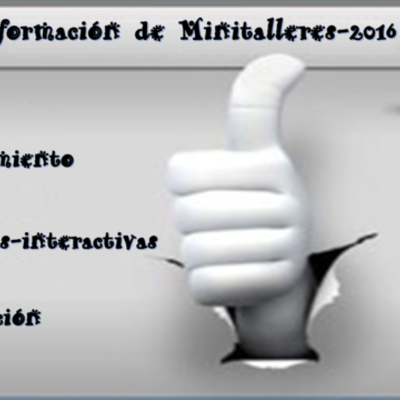 Timeline: Información sobre Minitalleres 2016