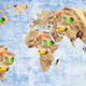 Abstract world map m and m cookies baker teacher school andee photography