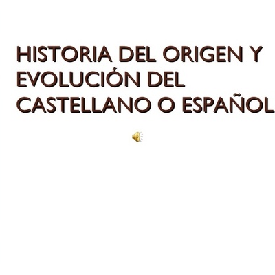 Timeline: Origen del Español